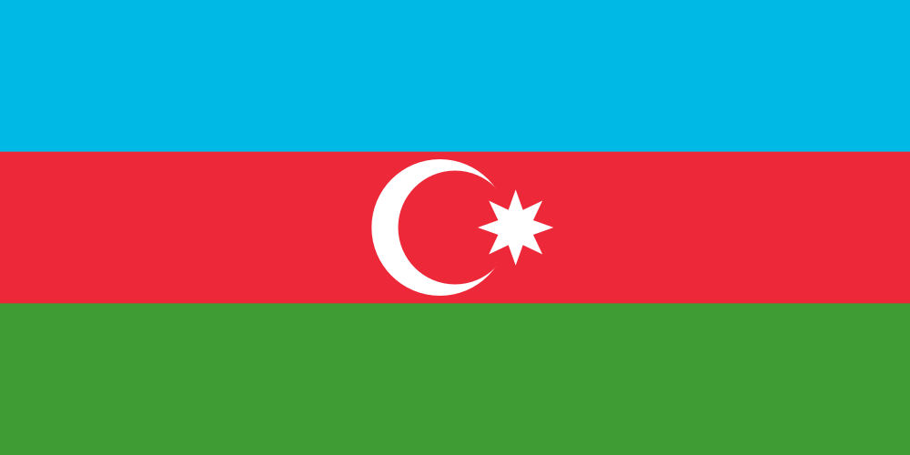 Azerbaijan Flag