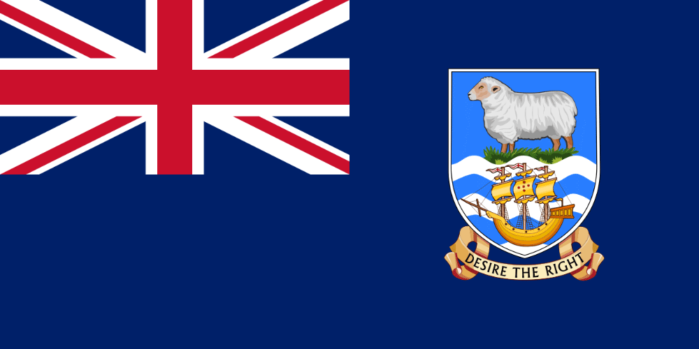 Falkland Islands (Malvinas) Flag