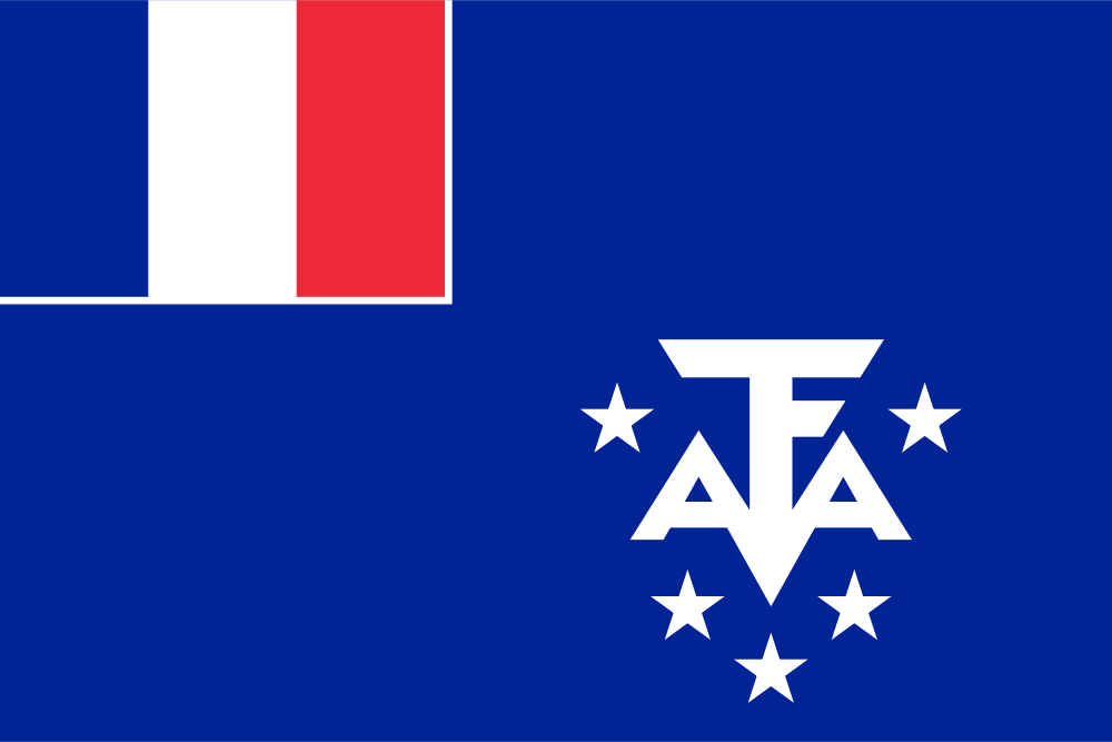 French Southern and Antarctic Lands Flag