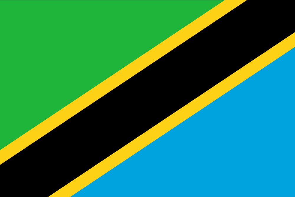 United Republic of Tanzania Flag