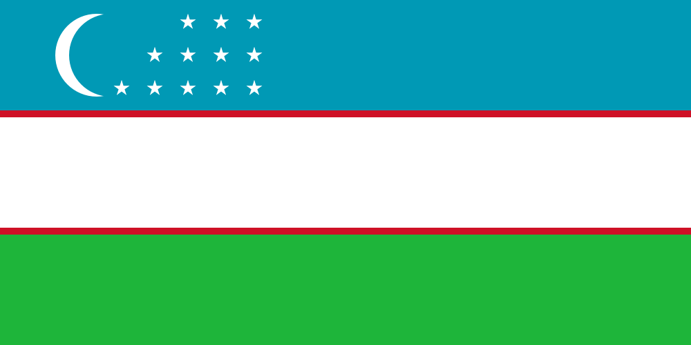 Uzbekistan Flag